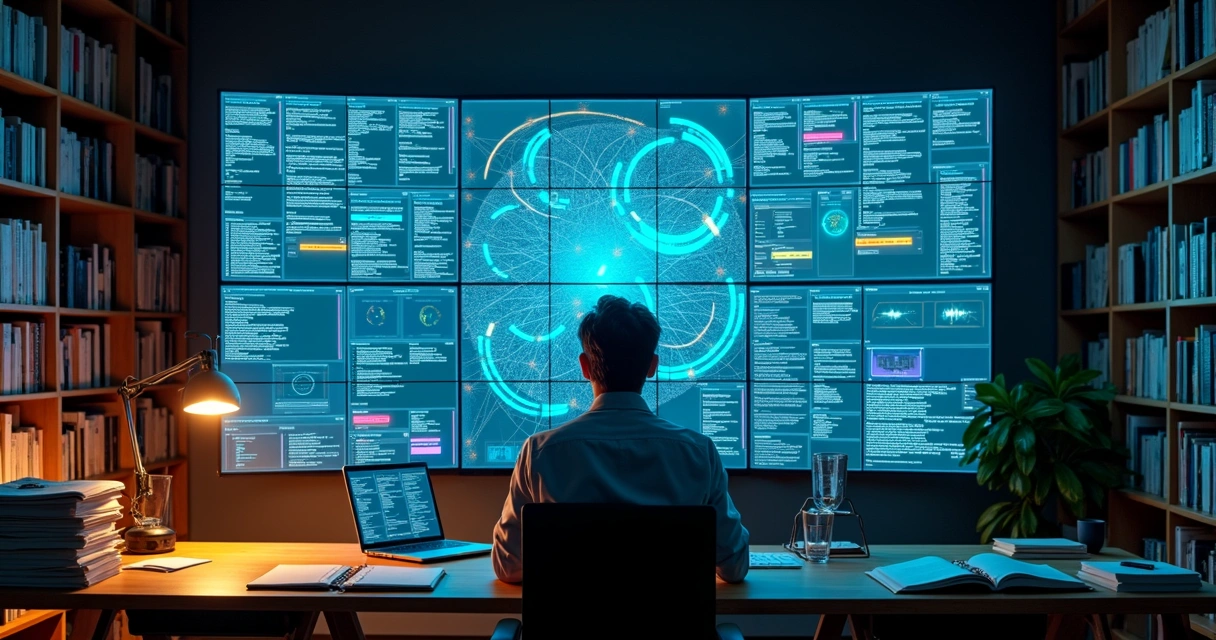 Pesquisador organiza artigos acadêmicos com painel de inteligência artificial